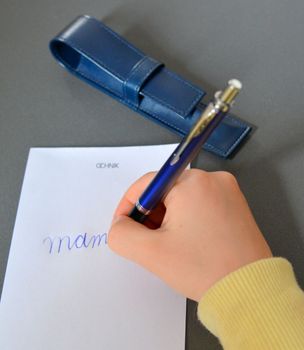Zestaw Prezentowy Parker Długopis Urban Niebieski GT i skórzane etui do długopisu 2093381✓  Prezent dla nauczyciela✓ Długopis Parker z dedykacją (4).JPG